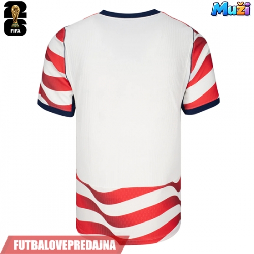 Lacne Muži Futbalové dres Spojené štáty MS 2026 Krátky Rukáv - Domáci